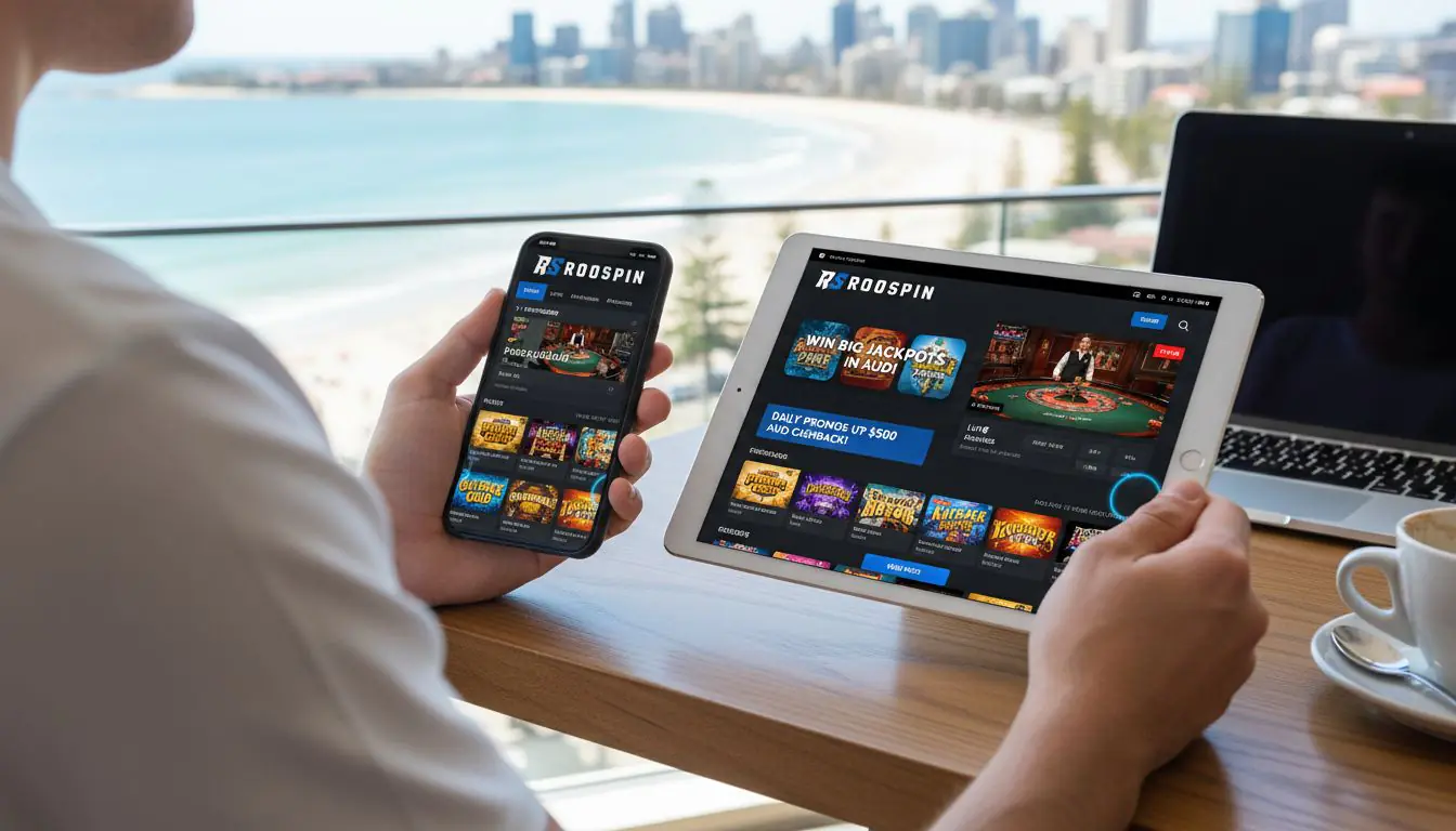 Roospins casino: clean mobile design and AUD promotions for Australian players